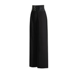 frat boy outfits Fashionable Casual Straight Pants Summer New Simple All-Match High Waist Slimming Long Wide Leg Pants for Women