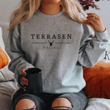 Queensays Sweatshirt Throne of Glass Hoodie Women Crewneck Sweatshirts Bookish Pullover Gift for The Rhysand Fan Casual Tops